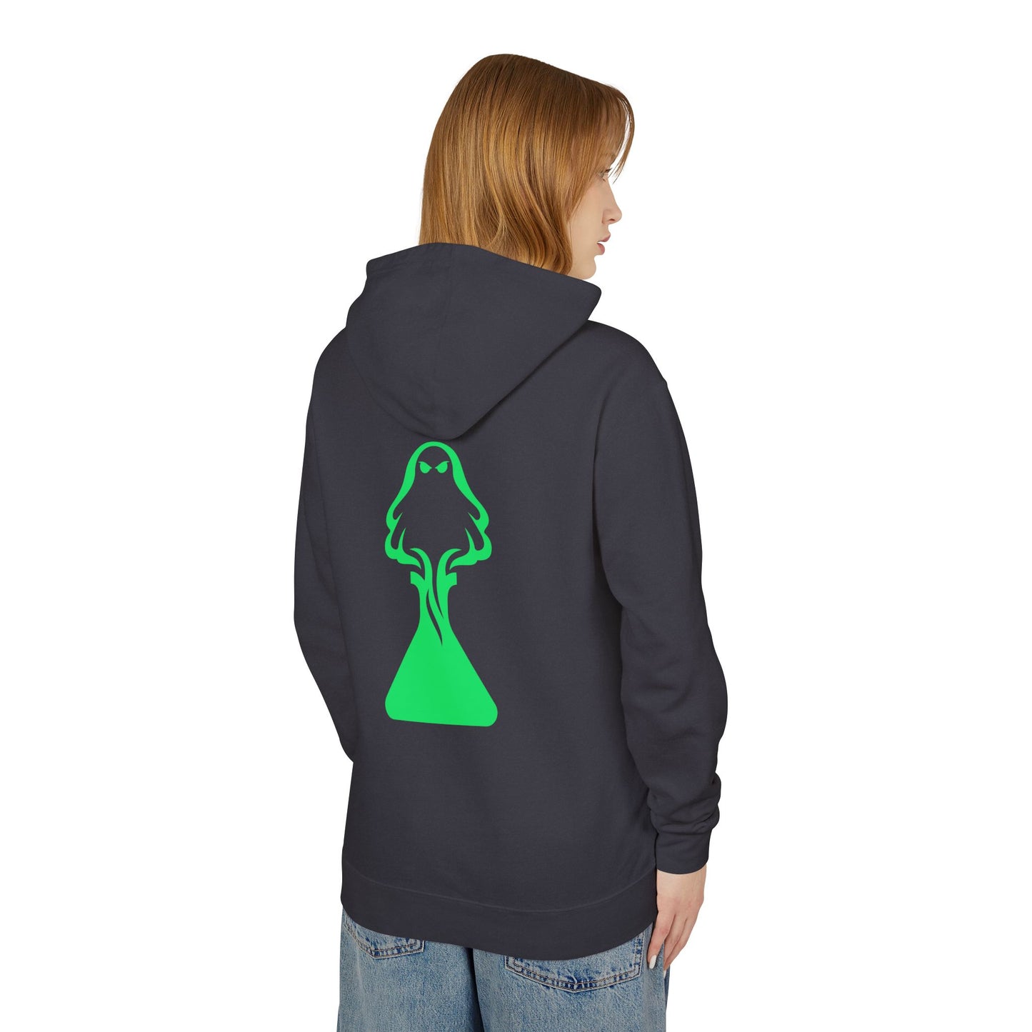 Phantom Race Labs Hoodie - Green Text and Logo
