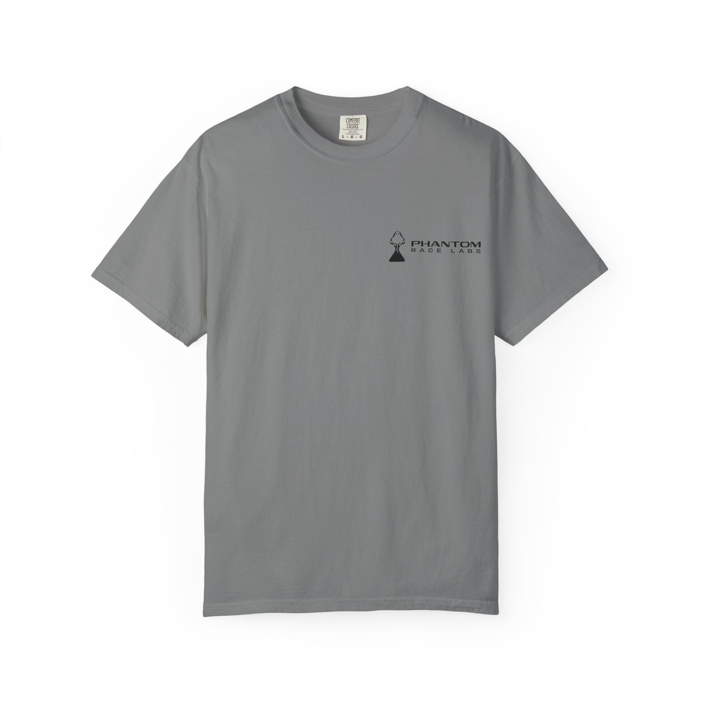 Phantom Race Labs T-Shirt - Black Text and Logo