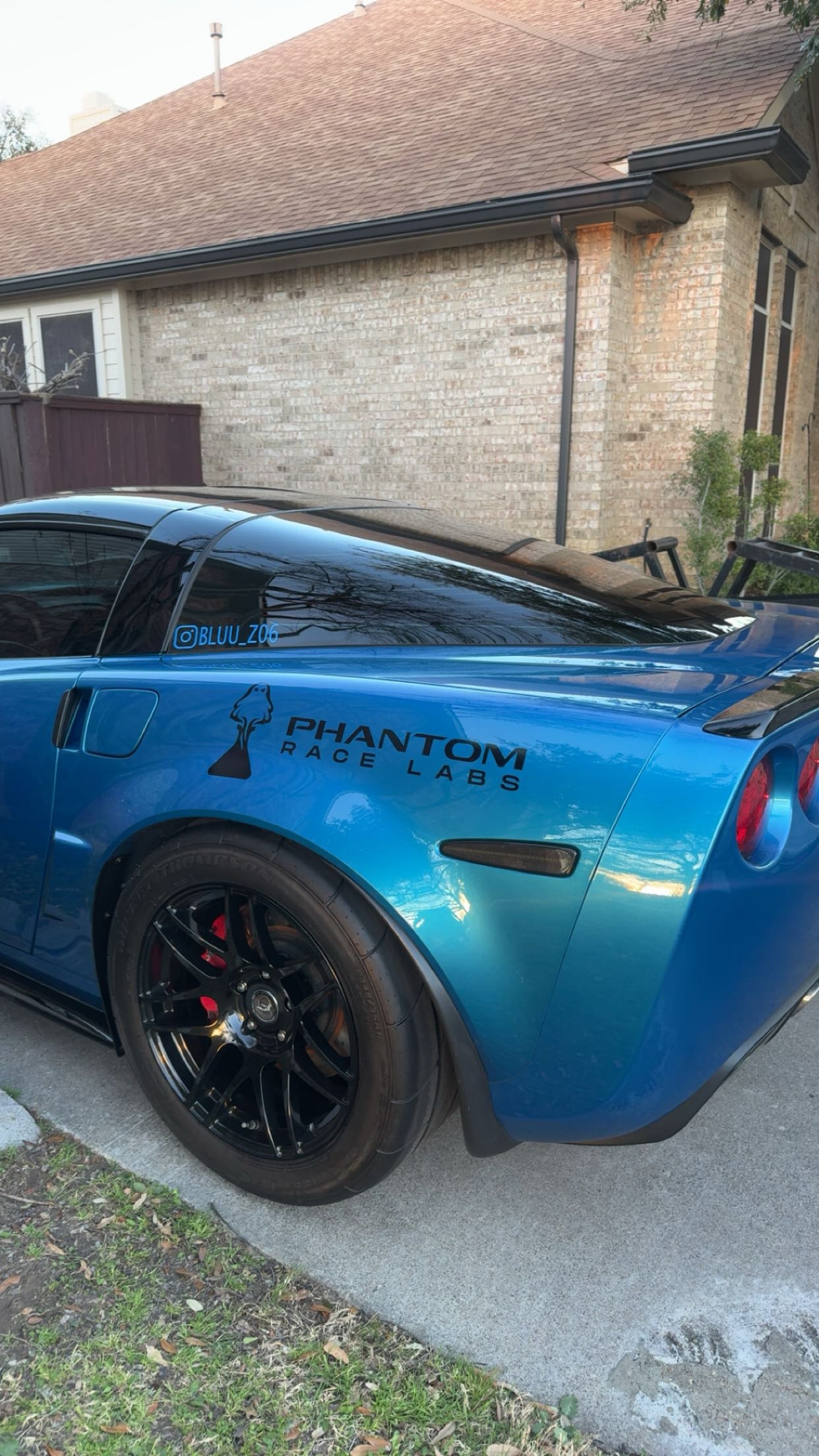 Phantom Race Labs Fender Sticker