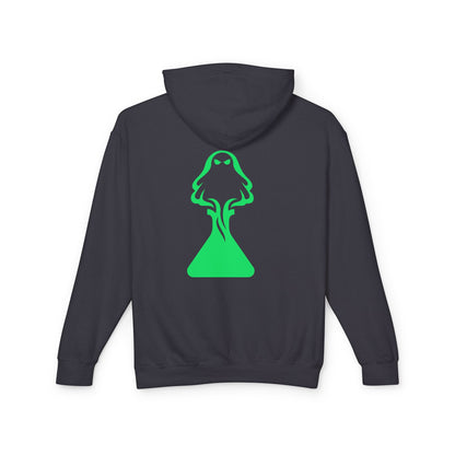 Phantom Race Labs Hoodie - Green Text and Logo