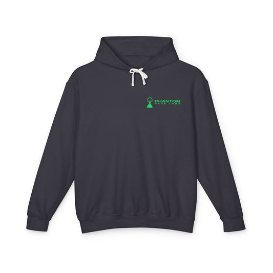 Phantom Race Labs Hoodie - Green Text and Logo