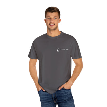 Phantom Race Labs T-Shirt - White Text and Logo